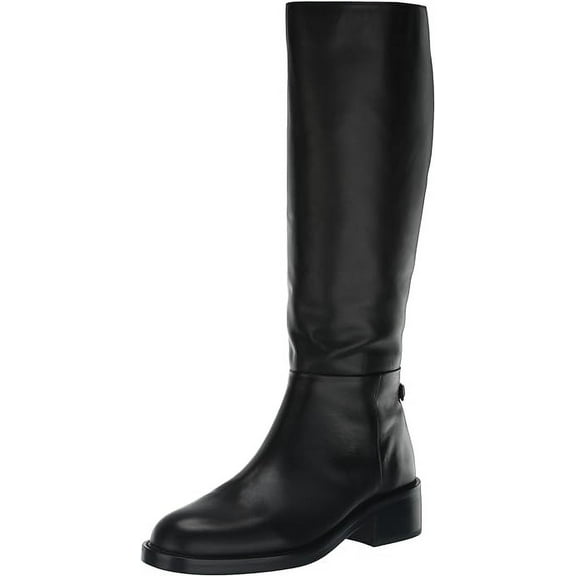 Sam Edelman Women's Mable Riding Boot Black Leather 6.5M