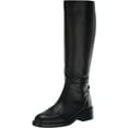 thumbnail image 1 of Sam Edelman Women's Mable Riding Boot Black Leather 7.5M, 1 of 6