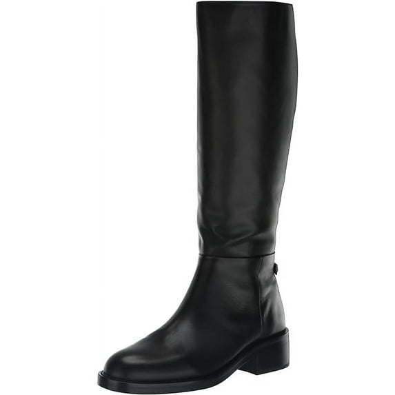 Sam Edelman Women's Mable Riding Boot Black Leather 8M