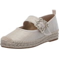 thumbnail image 1 of Sam Edelman Maddy Light Natural Cap Toe Mary Jane Espadrille Ballet Flats (Light Natural, 5.5), 1 of 6