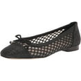 thumbnail image 1 of Sam Edelman May Black Mesh Bow Detailed Pointed Toe Slip On Dress Ballet Flats (Black, 5), 1 of 6