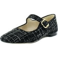 thumbnail image 1 of Sam Edelman Michaela Black Multi Mary Jane Ankle Strap Square Toe Flats (Black Multi, 7.5), 1 of 6