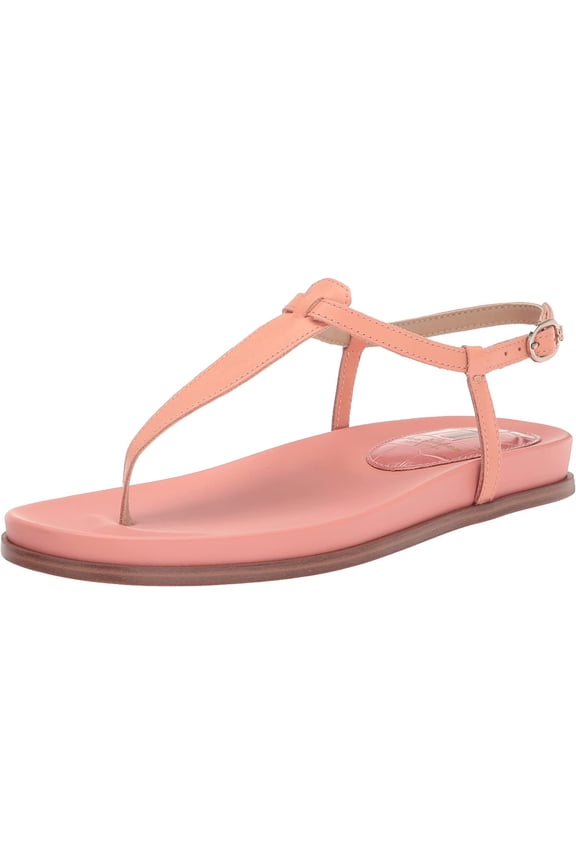 Naomi Clay Slip On Open Toe Buckle Adjustable Ankle Straps Sandals (Clay, 5.5)