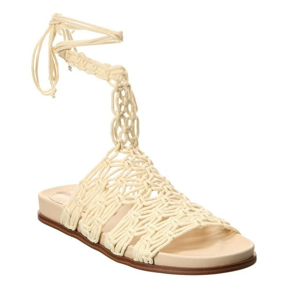 Sam Edelman Nicolette Leather Sandal, 6, Brown