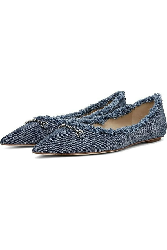 Women's Nori Ballet Flat Blue Stone Fray 5M
