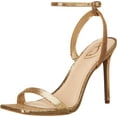 thumbnail image 1 of Sam Edelman Ophelia Goldmine Leather Buckle Ankle Strap Stiletto Heel Sandals (Goldmine, 6.5), 1 of 6
