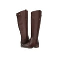 thumbnail image 1 of Sam Edelman Penny 2 DK Brown Block Heel Knee High Calf Leather Riding Boots (DK BROWN, 7), 1 of 6