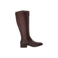 thumbnail image 1 of Sam Edelman Penny 2 Wide Calf Leather Riding Boot Dark Brown Basto Crust Leather, 1 of 6