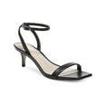 thumbnail image 1 of Sam Edelman Rayelle Black Leather Ankle Strap Open Toe Kitten Heel Dress Sandals (BLACK, 6), 1 of 3