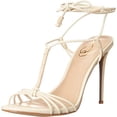 thumbnail image 1 of Sam Edelman Safiya Modern Ivory/Summer Sand Tie Up Stiletto Heeled Sandals (Modern Ivory/Summer Sand, 5.5), 1 of 6