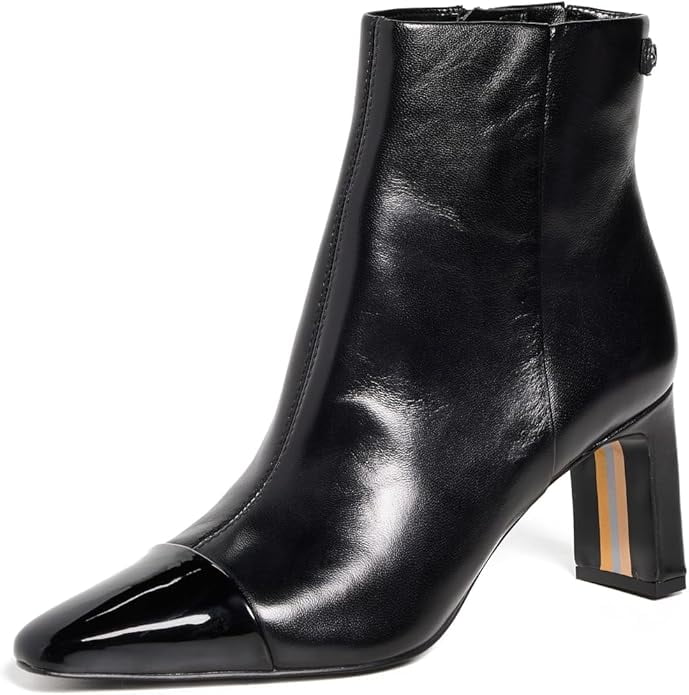 Sam Edelman Women\'s Black Leather Ankle Boots Size 8M Sam Edelman Black Boots for Women for sale | eBay main image 4