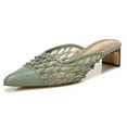 thumbnail image 1 of Sam Edelman Snyder Soft Jade Pointed Toe Block Heel Slip On Mesh Fashion Mules (Soft Jade, 8), 1 of 9