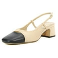 thumbnail image 1 of Sam Edelman Women's Tarra Pump Summer Sand/Black Leather 9.5M, 1 of 4