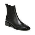 thumbnail image 1 of Sam Edelman Thelma Black Pull On Square Toe Leather Chelsea Ankle Fashion Boots (Black, 10), 1 of 3