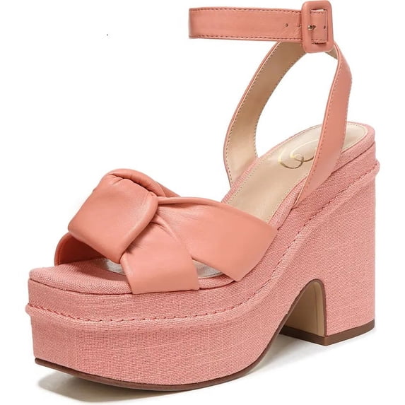 Sam Edelman Theresa Canyon Clay Adjustable Ankle Straps Buckle Closure Sandals (CANYON CLAY, 9.5)