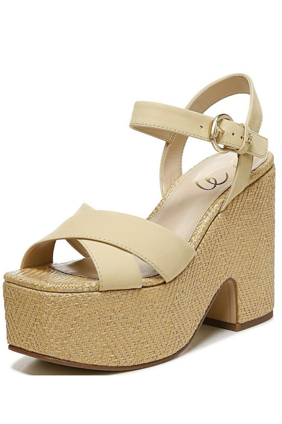 Trianna 2 Desert Sun Square Toe Block Heel Ankle Strap Heeled Sandal (Desert Sun, 9)
