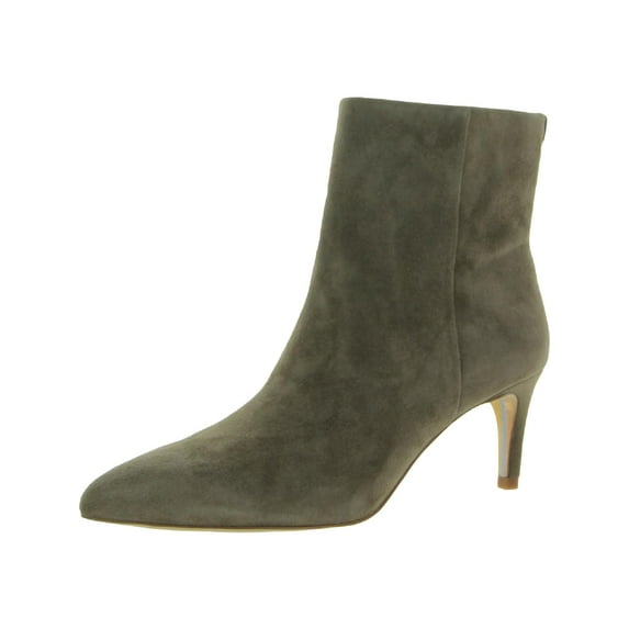 Sam Edelman Ulissa Desert Olive Pointed Toe Kitten Heel Fashion Ankle Boots (Desert Olive, 6.5)