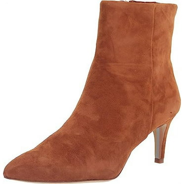 Sam Edelman Ulissa Frontier Brown Pointed Toe Kitten Heel Bootie Ankle Boot (Frontier Brown, 6)