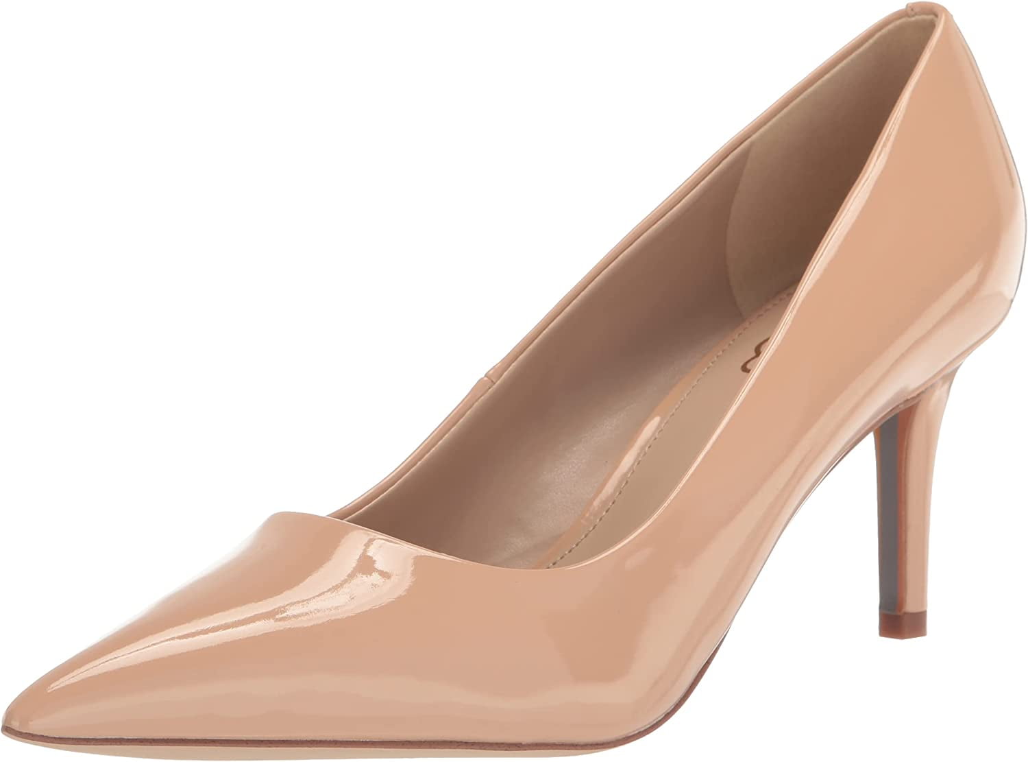 Asymmetric Stiletto Pumps - Light Beige