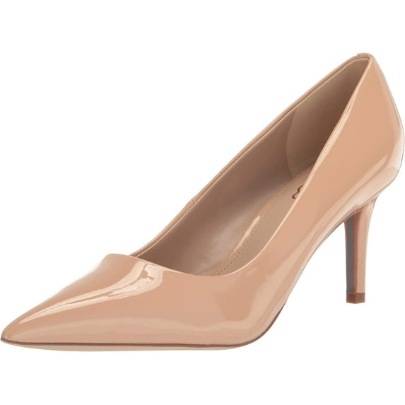 Sam Edelman Vienna Beige Blush Stiletto Heel Pointed Toe Slip On Fashion Pumps (Beige Blush, 5)