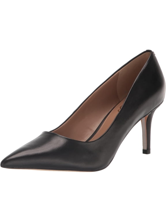 Vienna Women's Black Leather Pump 5M