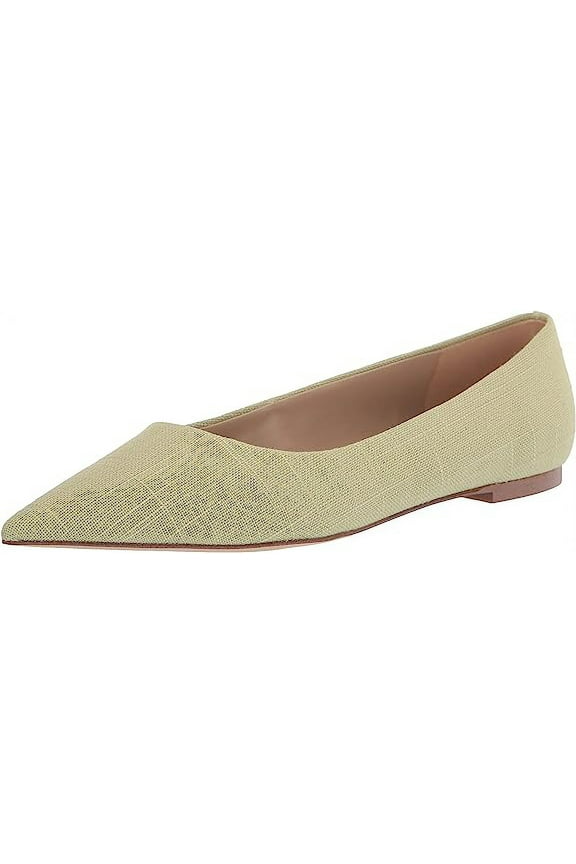 Wanda Pistachio Pointed Toe Slip On Fashion Ballet Flats Shoes (Pistachio, 6.5)