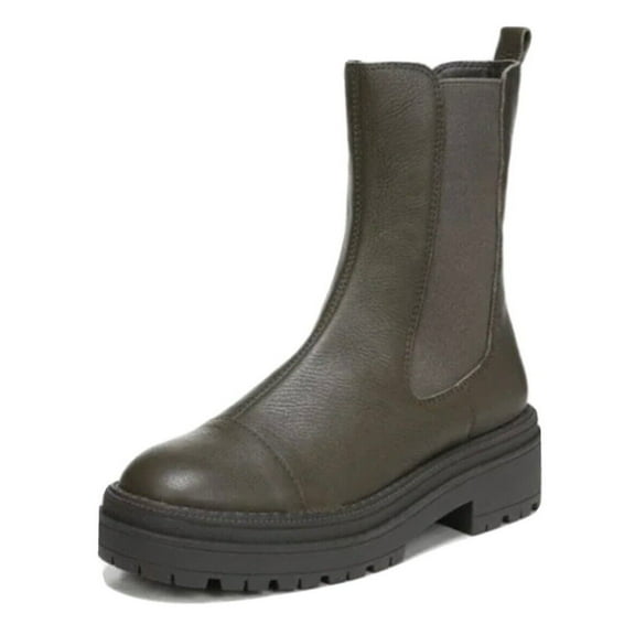 Sam Edelman Women's Wellington Lug Sole Chelsea Boot Alpine Green 5.5M
