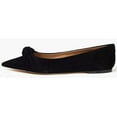 thumbnail image 1 of Sam Edelman Wheaton Black Suede Fashion Slip On Pointed Toe Ballet Flats (Black Suede, 9), 1 of 4