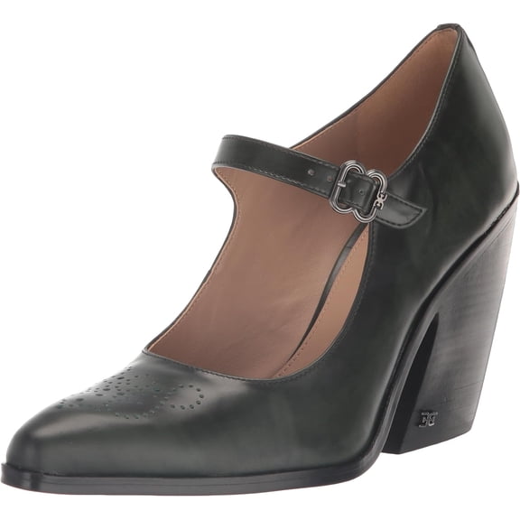 Sam Edelman Women's Aleksa Western Mary Jane Heel Green Cilantro 7.5M
