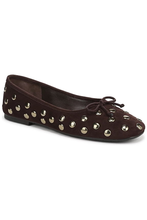 Women's Alie Stud Ballet Flat Cafe Noir 8M