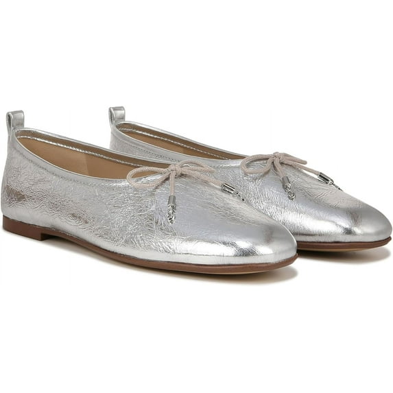 Sam Edelman Women's Ari Ballet Flat Soft Silver 8M
