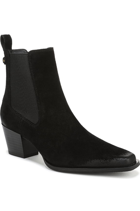 Women's Ashtyn Ankle Bootie Black Suede 10M