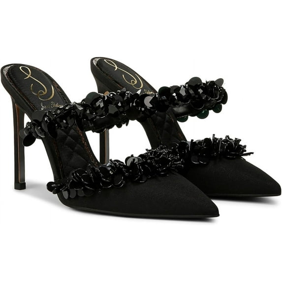 Sam Edelman Women's Athena Pointed Toe Mule Pump Black 8.5M