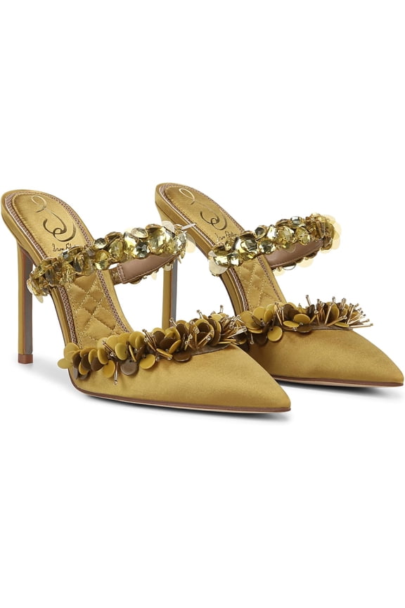 Women's Athena Pointed Toe Mule Pump Dark Pear 7M