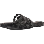 Sam Edelman Womens Bay Sandal Black Marche Embellishment 6M