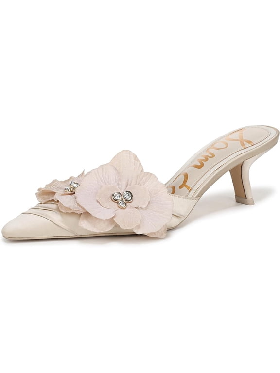 Women's Bella Pointed Toe Kitten Heel Pump Modern Ivory 5M