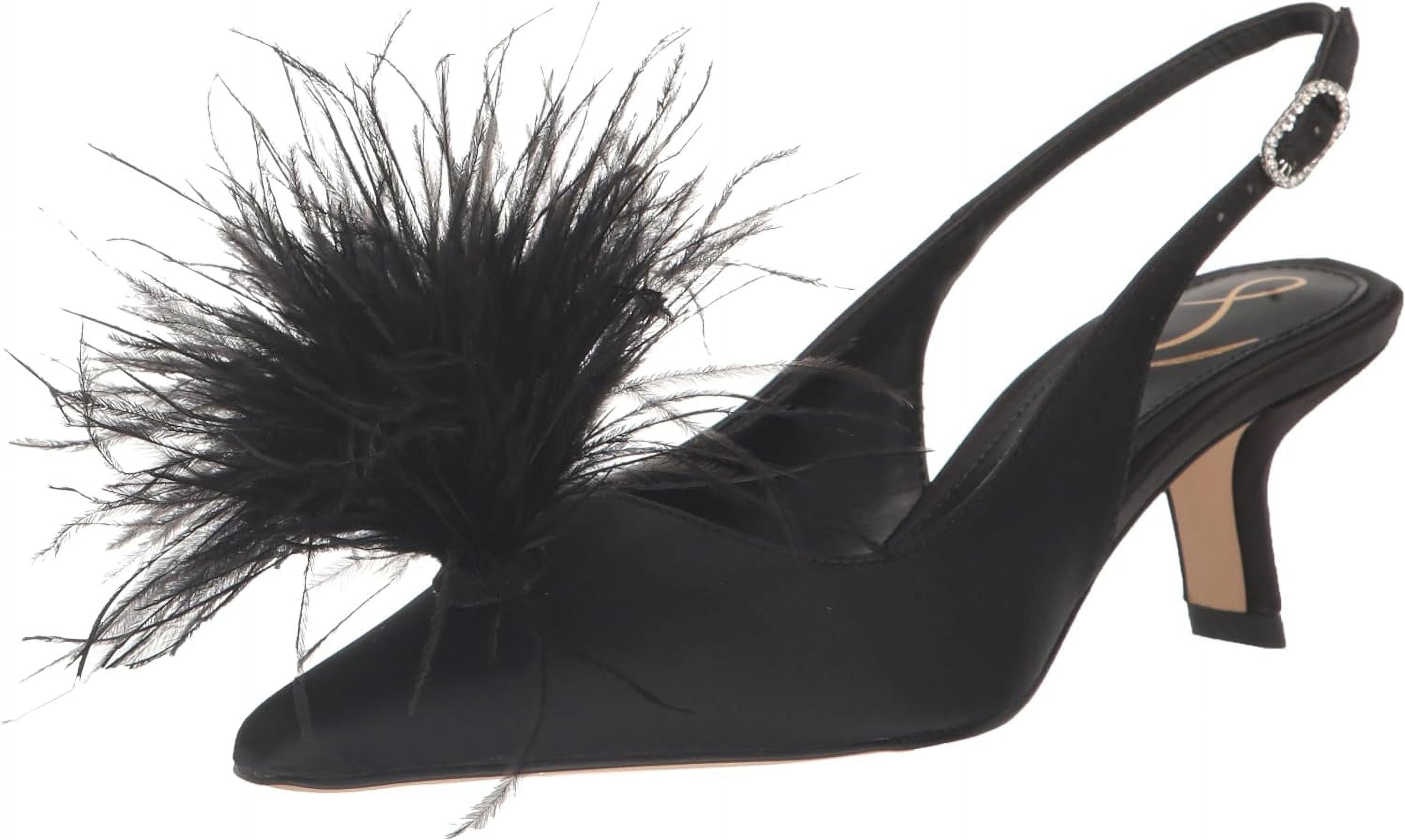 Sam Edelman Black Feather Pumps Sam Edelman Women's Bianka Feather