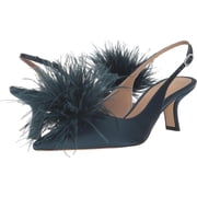 Sam Edelman Womens Bianka Feather Slingback Pump Pacific Navy 6M