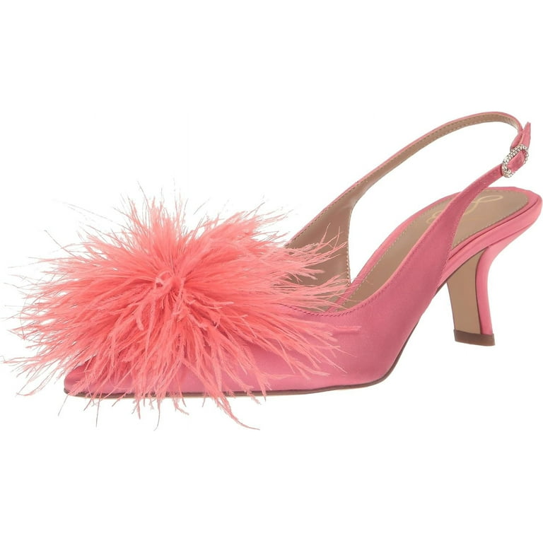 Sam Edelman Women s Bianka Feather Slingback Pump Rose Quartz 9M Walmart
