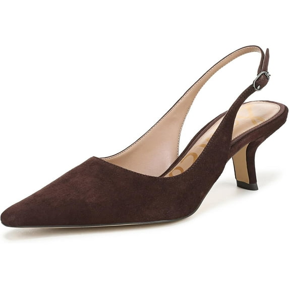Sam Edelman Women's Bianka Sling Cafe Noir Heels 10.5M