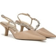 thumbnail image 1 of Sam Edelman Women's Bonnie Slingback Pump Ecru Beige Silk 6M, 1 of 5