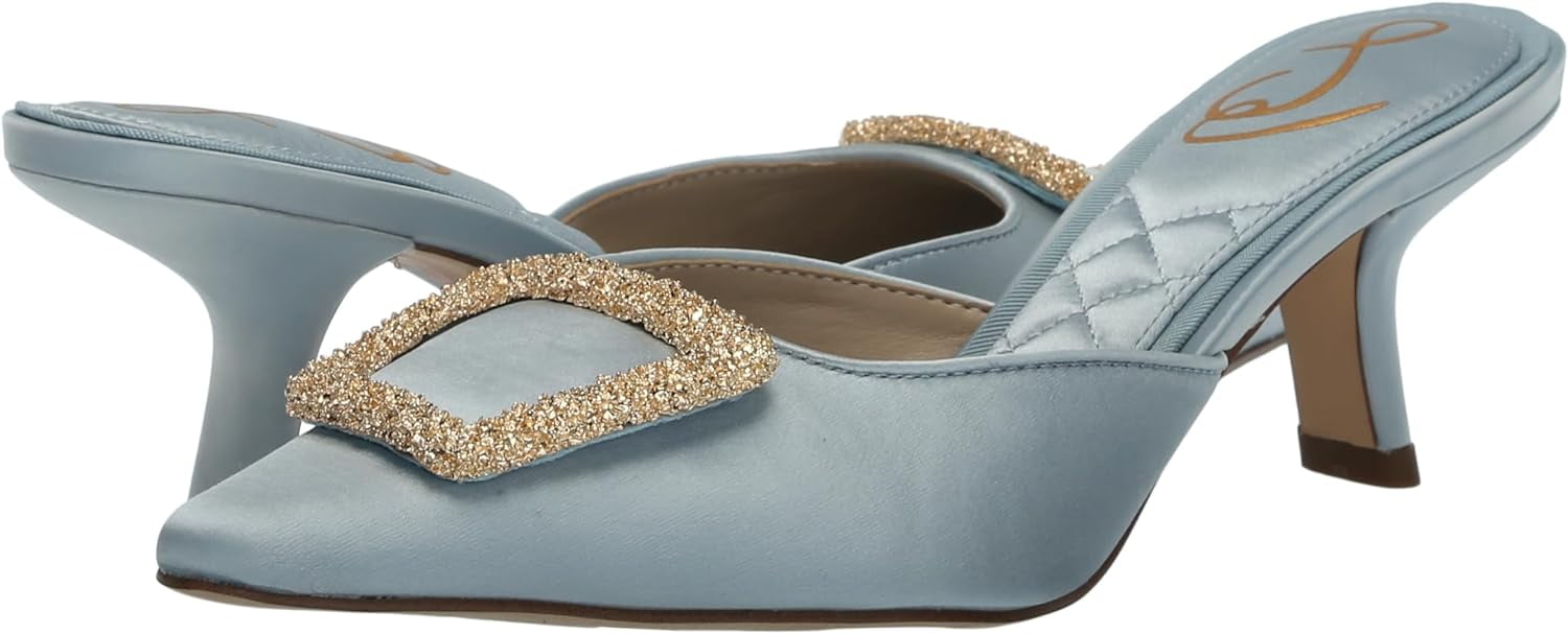 Sam Edelman Women's Brit Robin Egg Blue Kitten Heel 7M - Walmart.com