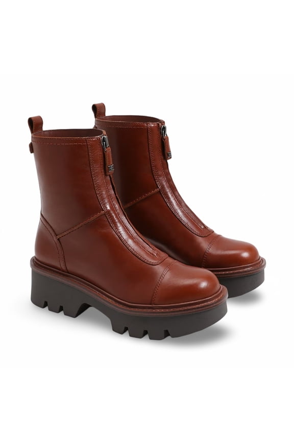 Women's Cooper Zip-Up Chelsea Boot Chesnut 7.5M
