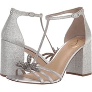 Sam Edelman Womens Donnie Block Heel Sandal Soft Silver 10M