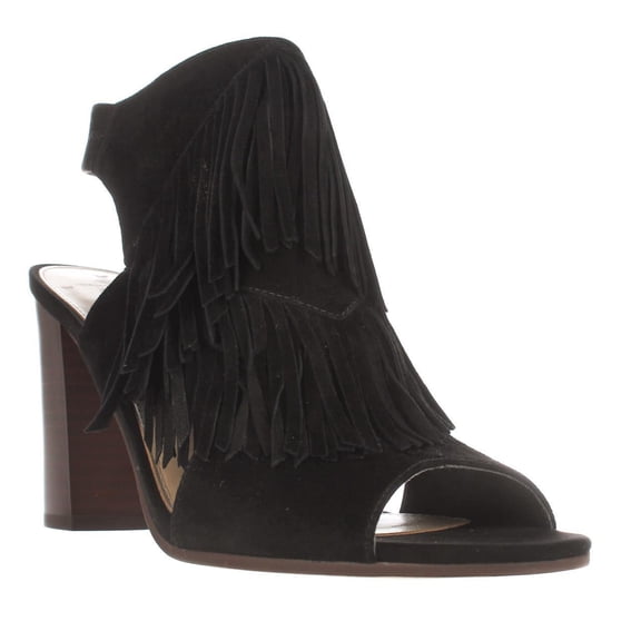 Sam Edelman Women's Elaine Heeled Sandal, Black, 8 M US