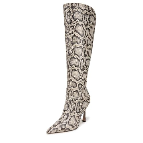 Sam Edelman Women's Elia Over-the-Knee Boots, Roccia Python, 10