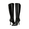 thumbnail image 1 of Sam Edelman Women's Elia Pointed Toe Knee High Boot Black Leather Wide Calf 10M, 1 of 5