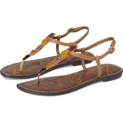 Sam Edelman Womens Gigi Thong Sandal Amber Multi/Cuoio Stone 6M