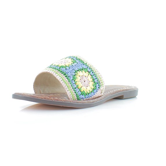 Sam Edelman Women's Gracey Flat Sandal Summer Multi 9.5M