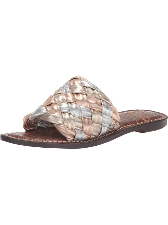 Women's Griffin Light Cuoio Gold Leaf/Soft Silver/Rose Gold Flat Sandals 5.5M